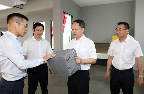 台州市市委书记李跃旗赴凯华模具考察调研